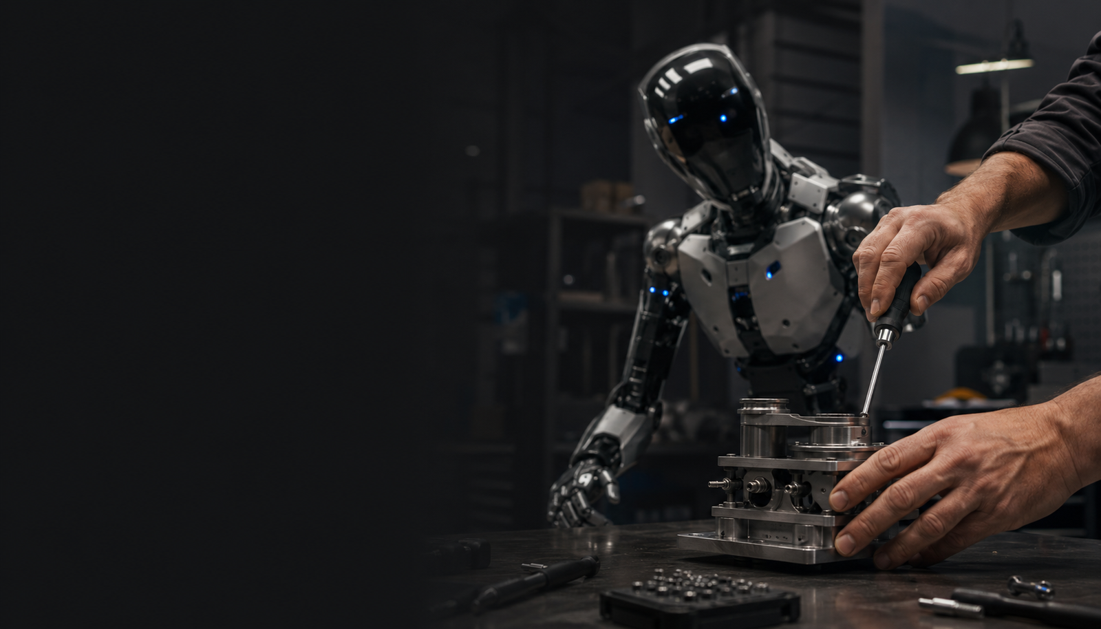 Human task demonstration connected to robot learning